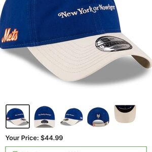 New York or Nowhere Blue and Cream New York Mets Cap